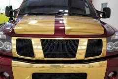 Chrome Gold Truck Accents